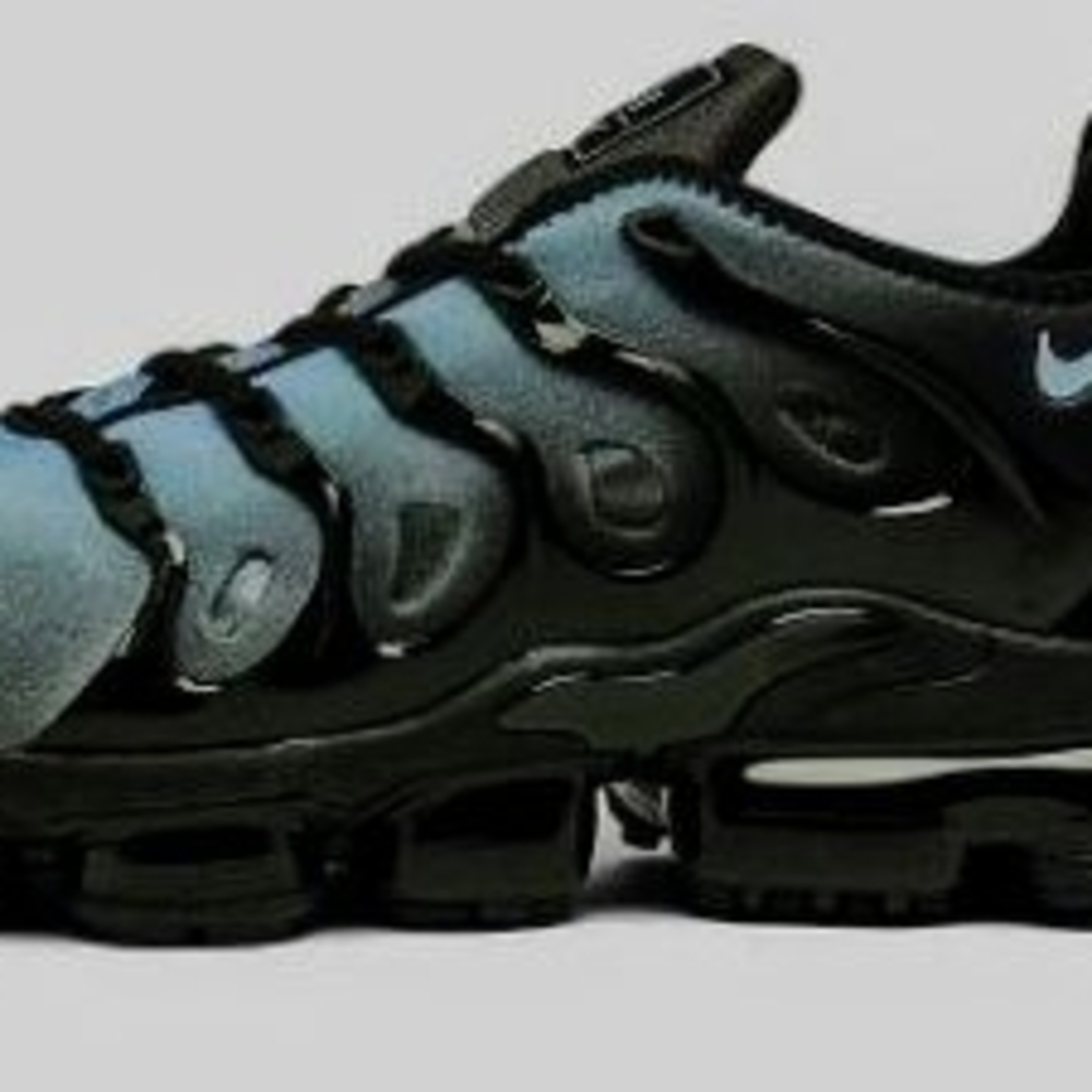 Nike Air Max Plus Black and Gray Sneakers